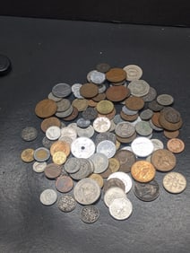 Bag of 1.3 Lbs. of Various Vintage & Modern World Coins