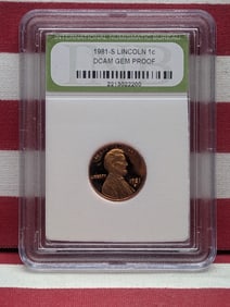 1981-S Lincoln Memorial Cent - Slabbed INB. GEM PROOF DCAM