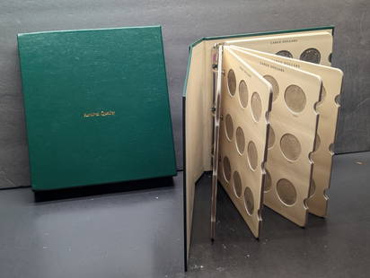 (54) Assorted Date Morgan Dollars In A Littleton Custom Coin Album, All MS+: (54) Assorted Date Morgan Dollars In A Littleton Custom Coin Album, All MS+