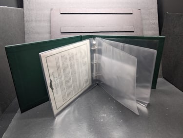 **EMPTY** Walking Liberty Coinage Collector's Album w/ Extra Sleeves