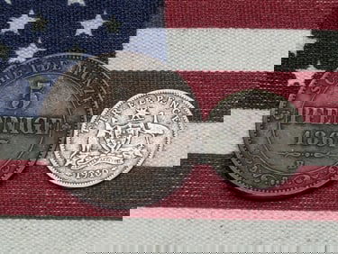 1867-B German States Saxony 5 Pfennig *VF* & 1910 Australia 3 Silver Pence (2 PCS)