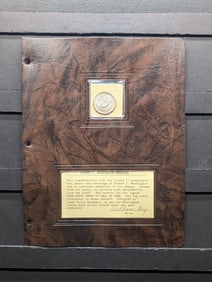 1951 Booker T. Washington Silver Half Dollar in Display **CHOICE UNC**
