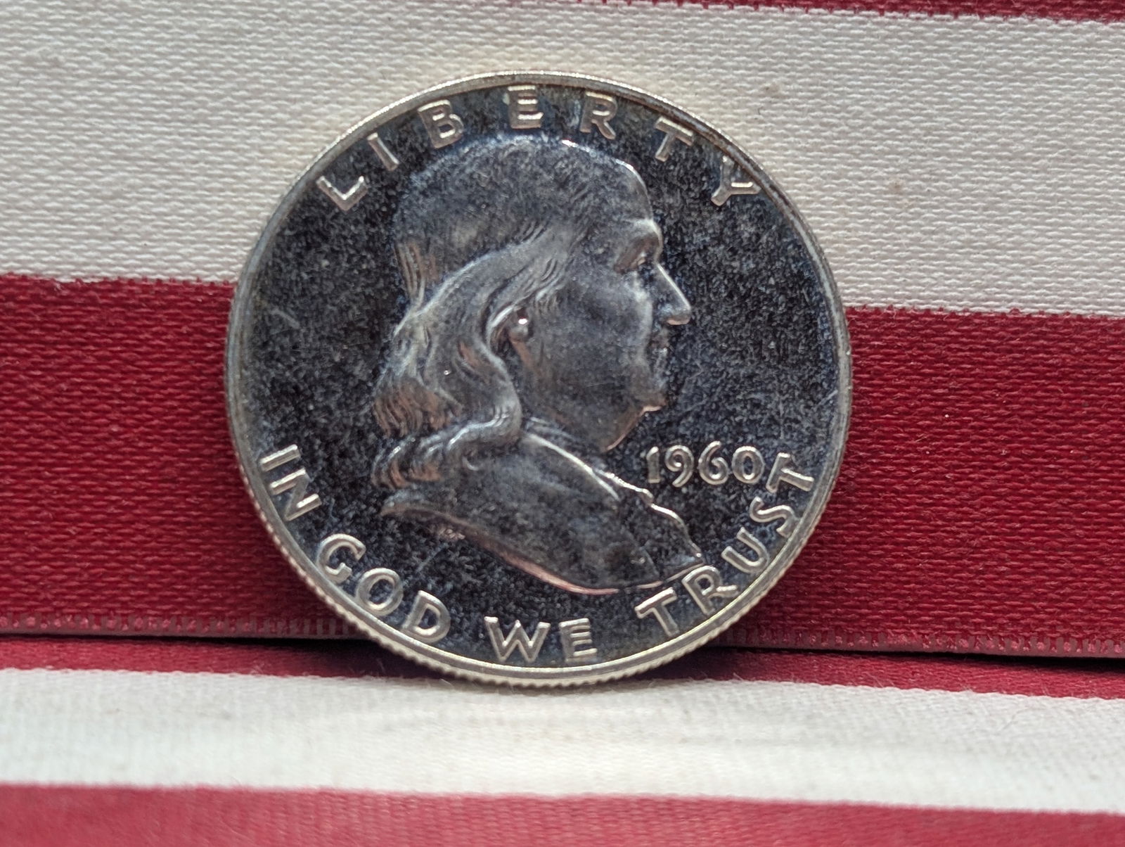 1960 PROOF Franklin Silver Half Dollar (1 of 2)