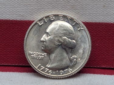 1776-1976-S Washington Bicentennial 40% Silver Quarter