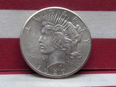 1927 Peace Silver Dollar **AU**