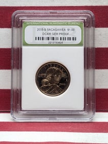 2005-S Sacagawea Dollar - Slabbed INB. GEM PROOF DCAM