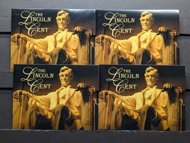 2009-P&D Lincoln Formative Years Cent in Information Display Cards (4 PCS)