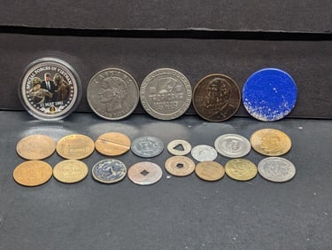 Grab Bag of Various Vintage & Modern Tokens