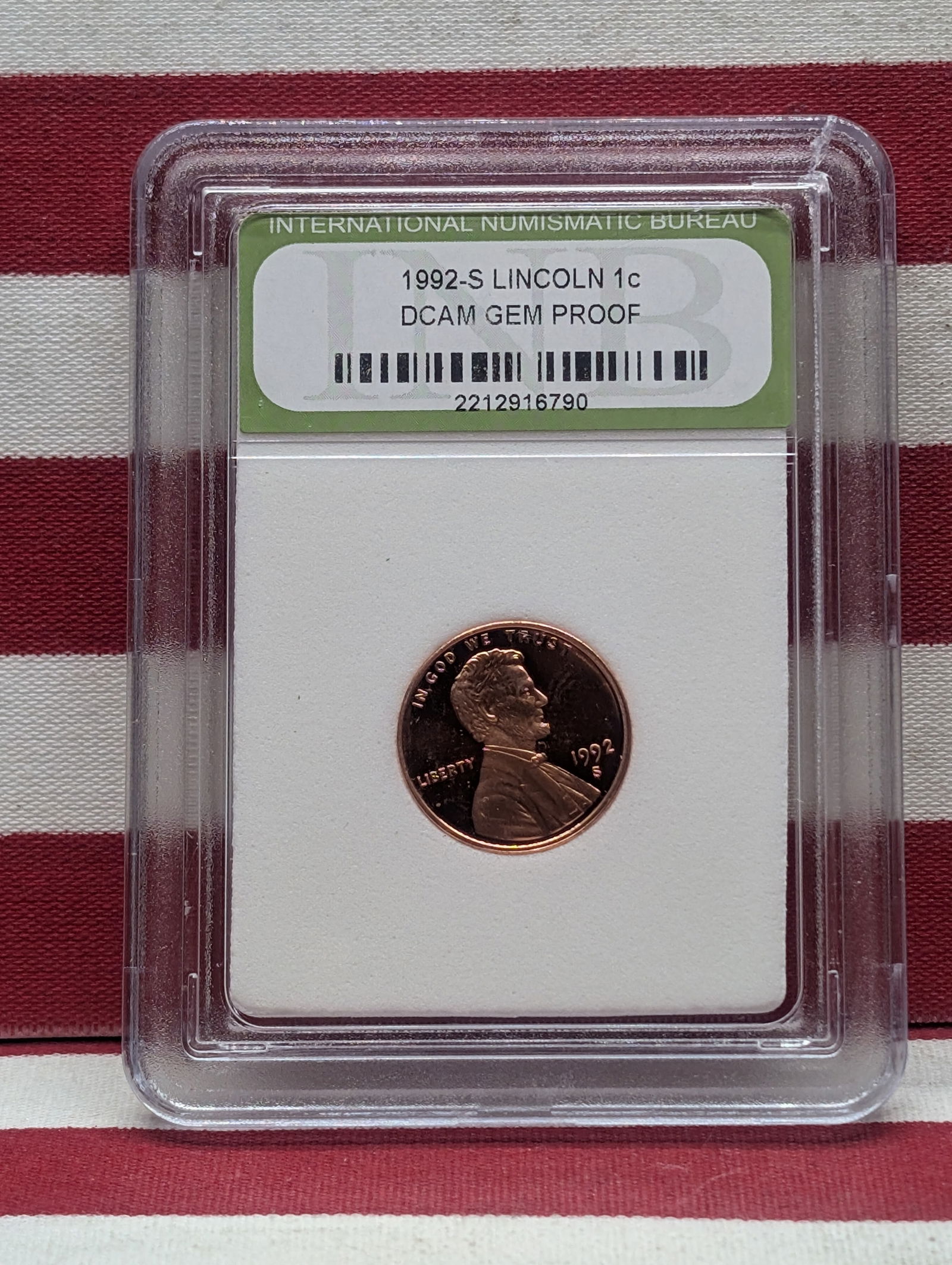 1992-S Lincoln Memorial Cent - Slabbed INB. GEM PROOF DCAM (1 of 4)