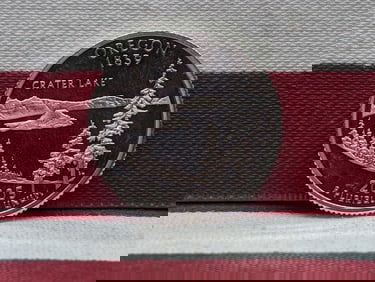 2005-S PROOF Oregon Statehood 90% Silver Quarter