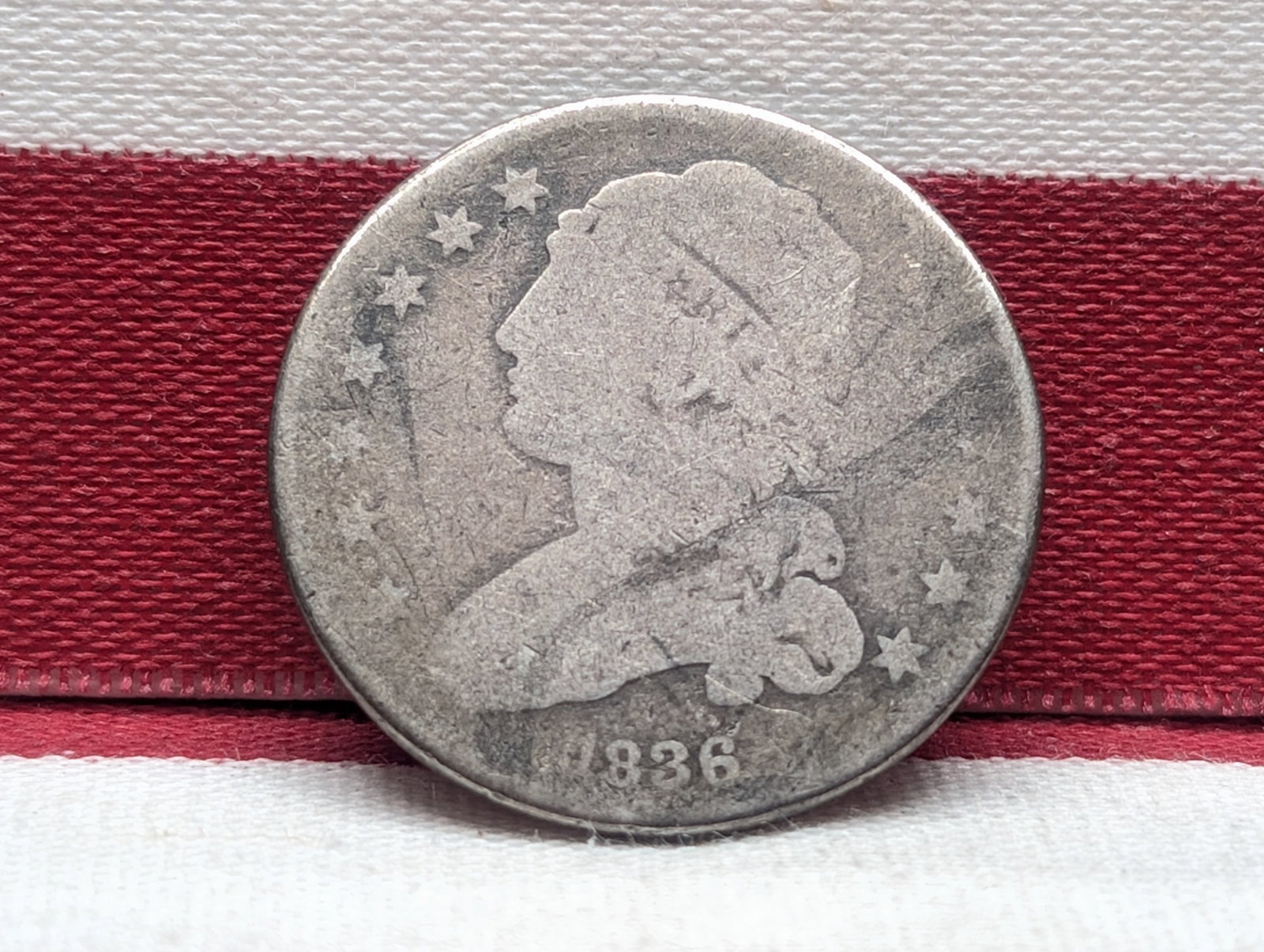1836 Draped Bust Quarter **AVERAGE CIRC** (1 of 2)