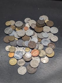 Bag of 1.2 Lbs. of Various Vintage & Modern World Coins