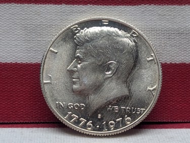 1776-1976-S Kennedy Bicentennial 40% Silver Half Dollar