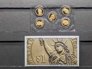 Presidential Dollar Collection in Gem Proof Condition