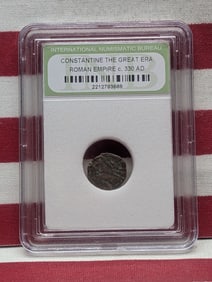 c. 330 AD Constantine the Great Era Roman Empire Coin - INB
