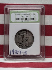 1927-S Walking Liberty Half Dollar