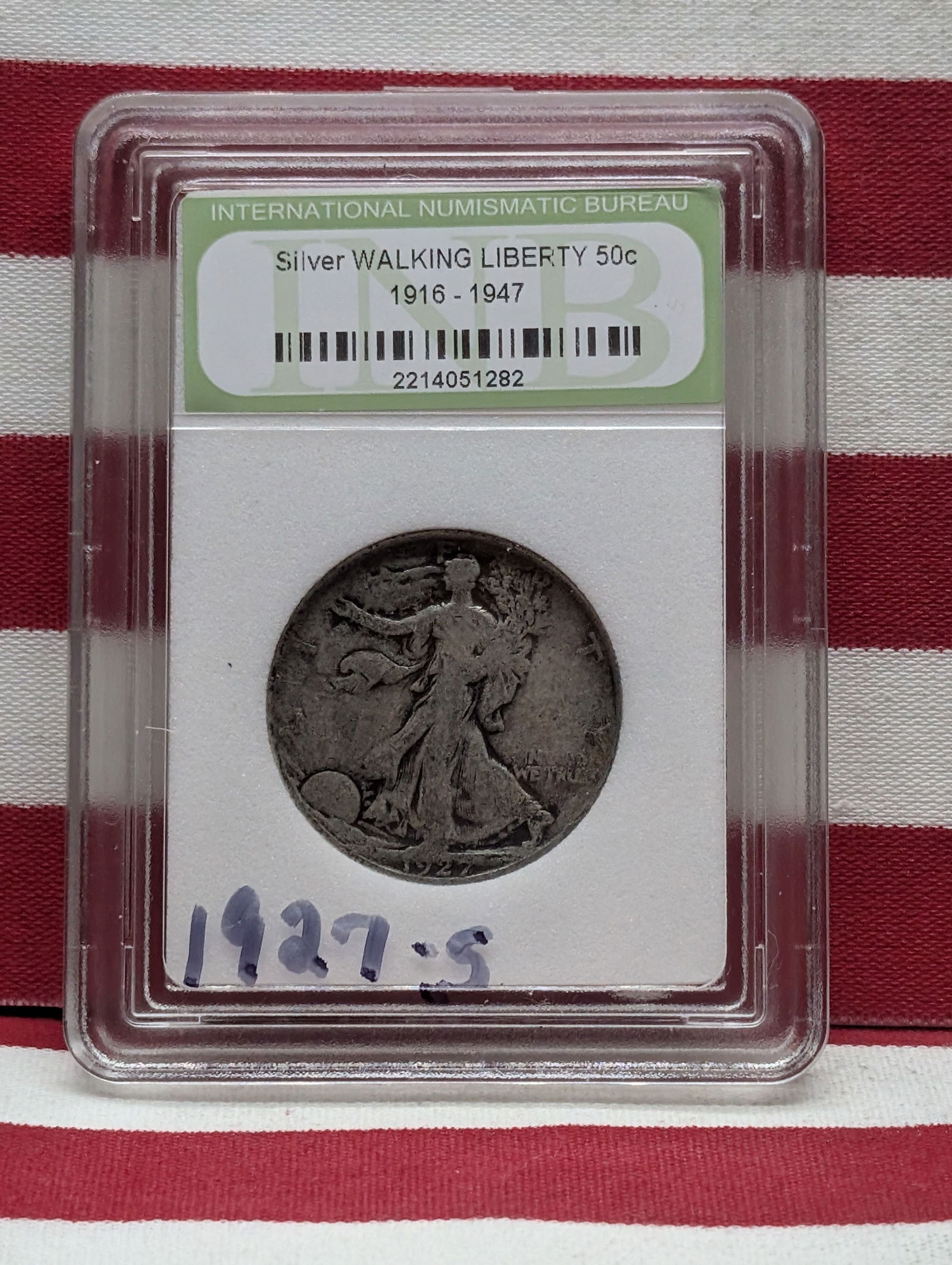 1927-S Walking Liberty Half Dollar