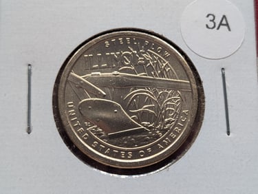 2024-P American Innovation Dollar From Illinois Honoring The Steel Plow