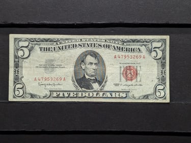 1963 $5 Red Seal U.S. Note