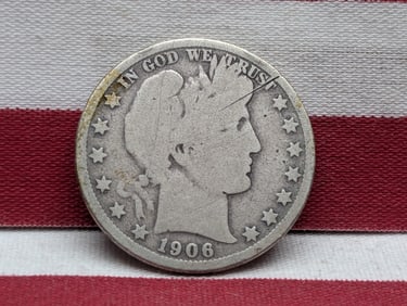 1906-D Barber Half Dollar