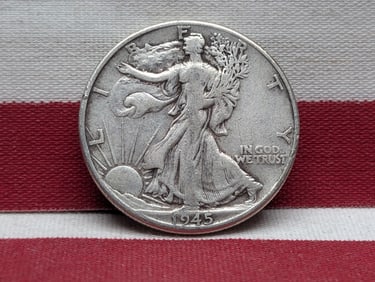 1945 Walking Liberty Half Dollar