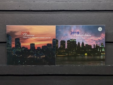 2010 P&D U.S. Uncirculated Coin Set In OGP w/Presidential Dollars, Sacagawea Dollars & ATB Quarters