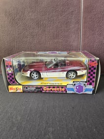 NIB Maisto 1995 Corvette Indianapolis 500 Official Pace Car, Limited Edition 1:18 Scale