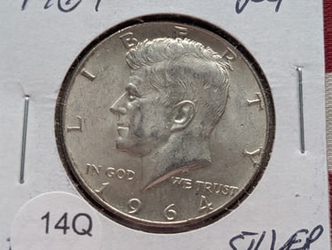 Silver BU 1964-P Kennedy