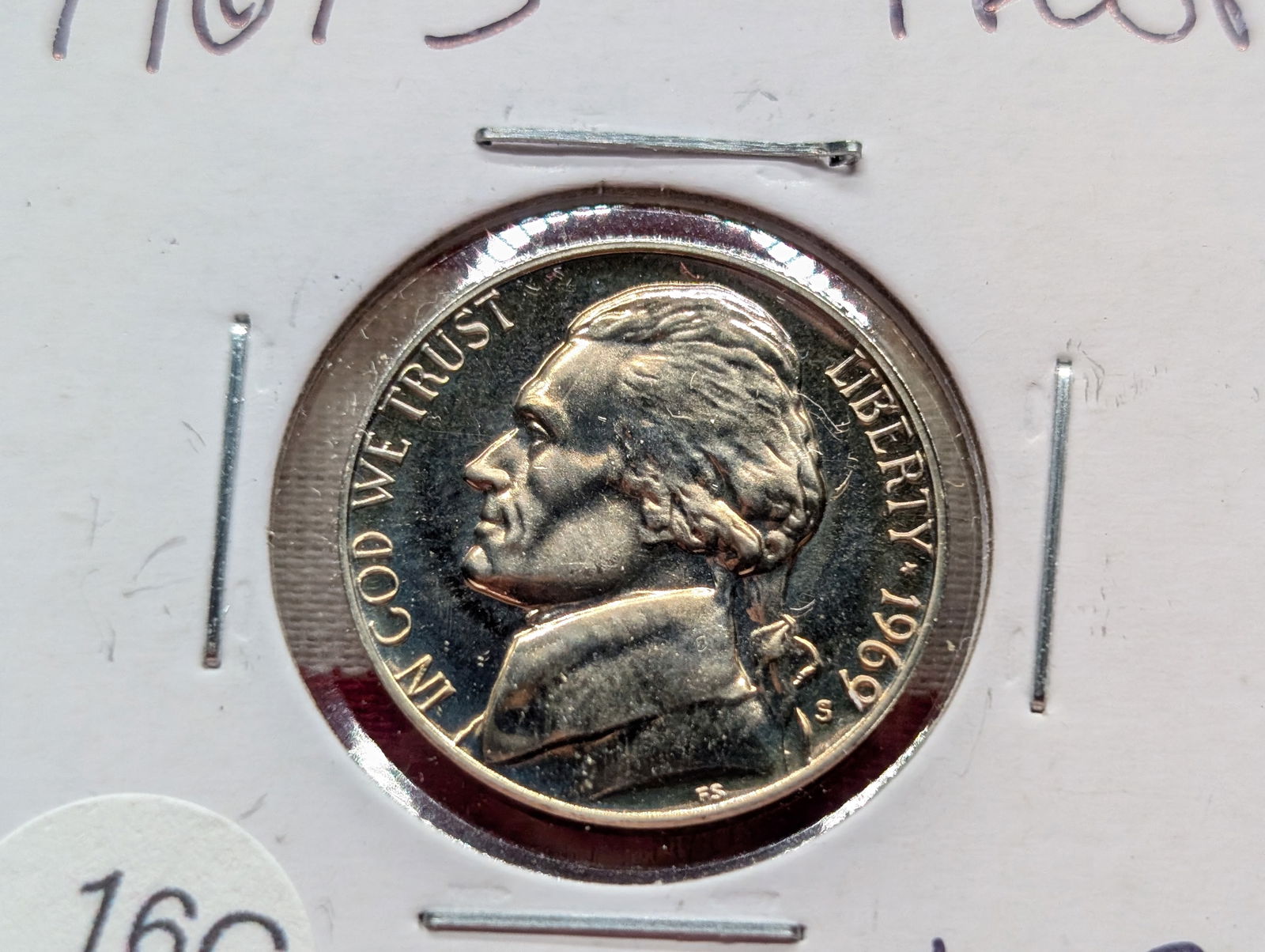 1969-S PROOF Jefferson Nickel. Full Steps (1 of 3)