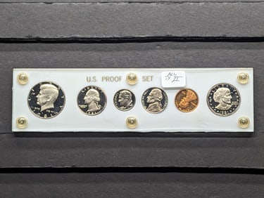 1981-S Complete Type Two Proof Set In Capital Plastic Holder