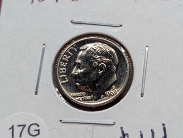 1969-S PROOF Roosevelt Dime. Full Torch