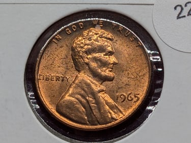 1965-P Lincoln Memorial Cent, UNC