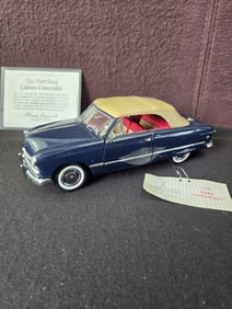 Franklin Mint 1949 Ford Custom Collectible 1:24 Scale w/ COA