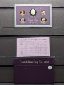 1987 -S U.S. Proof Set In OGP w/COA