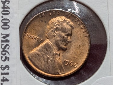 1966-P Lincoln Memorial Cent, Proof