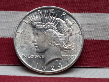 1924-P Peace Dollar, MS