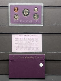 1990 -S U.S. Mint Proof Set In OGP w/COA