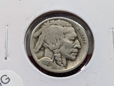 1925-D SEMI KEY Buffalo Nickel