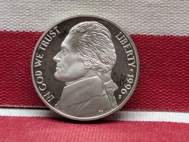 1996-S Jefferson Nickel, Proof w/Full Steps