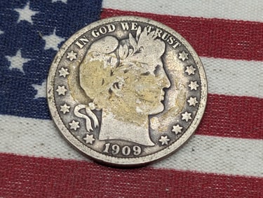 1909 Barber Half Dollar