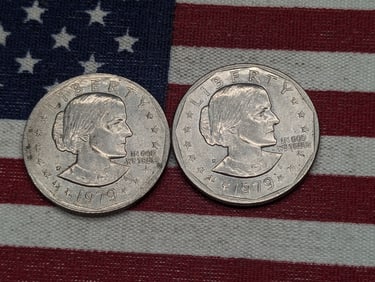 (2) 1979-P Susan B. Anthony One Dollars