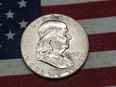 1957-P Franklin Half Dollar