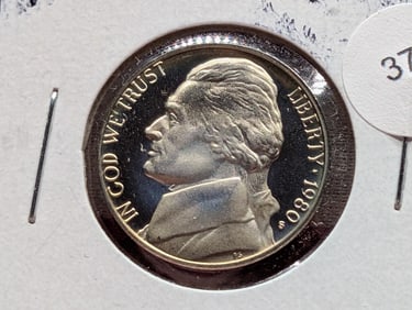 1980-S Jefferson Nickel, Proof