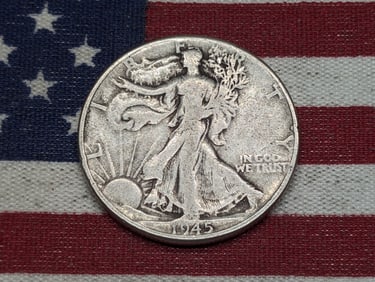 1945 Walking Liberty Half Dollar