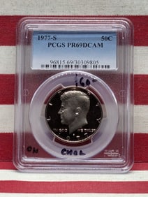 1977-S Kennedy Half Dollar, PCGS PR69DCAM