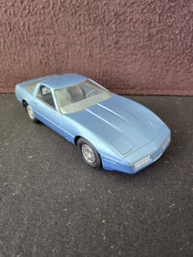 1985 Light Blue Corvette Car, GM Promotional Car