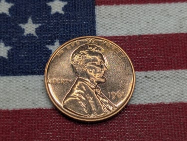 1961-P Lincoln Memorial Cent, Red UNC