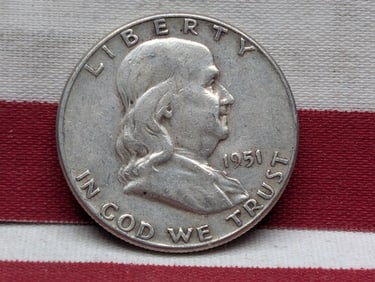 1951-P Franklin Half Dollar