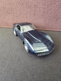 1981 Dark Metallic Blue Corvette Car, GM Promotional Car