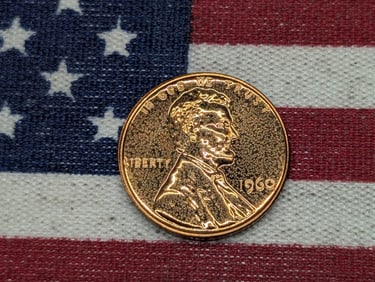 1960-P Lincoln Memorial Cent, Large Date